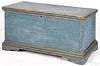 Child's painted pine blanket chest, early 19th c.