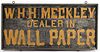 Painted pine trade sign