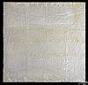 Whitework trapunto quilt, dated 1819