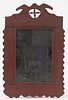 Primitive New England 19th Century Mirror