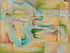 Daphna Lahav Abstracted Landscape Oil on Canvas