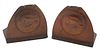 ROYCROFT Arts and Crafts Hammered Copper Bookends
