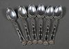 TIFFANY & Co Sterling Spoons WAVE EDGE