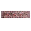 Tapete de pasillo. Afganistán. Siglo XX. Elaborado en fibras de lana y algodón. Decorado con elementos florales. 81 x 358 cm