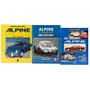 Descombes, Christian / Hurel, François. Alpine Label Bleu / Guide Alpine / Alpine au at Le Mans. Piezas: 3.