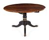 A Regency Faux Marble and Parcel Gilt Decorated Tilt-Top Breakfast Table