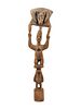 A Yoruba Style Carved Wood Totem