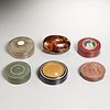 (6) Continental & British snuff and trinket boxes