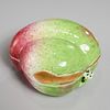 Chinese porcelain peach-form lidded box