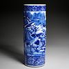 Japanese blue and white umbrella stand