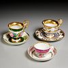 (3) nice Vienna porcelain cups and saucers