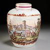 Large Vienna porcelain jar
