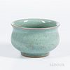 Fish-scale-glazed Celadon Bowl