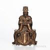 Gilt/Lacquered Bronze Figure of Confucius