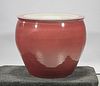 Chinese Oxblood Porcelain Jardiniere