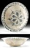 Abbasid Tin Glazed Ware Pottery Bowl, ex-Christie's