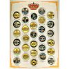 One Large Card Of Livery Crest Buttons