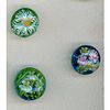 A Small Card Of Glass  Paperweight Buttons