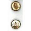 Two Mica Background Under Glass 18Th Century Buttons
