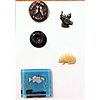Small Card Of Assorted Material Animal Buttons