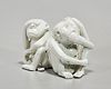 Porcelain "Three Wise Monkeys" Group