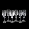 Six (6) Waterford "Powerscourt" Champagne Flutes