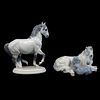 Two (2) Royal Copenhagen Horse Figurines