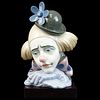 Lladro "Pensive Clown" Porcelain Figurine