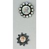 Small Card Of Div 1 Glitzy Paste Jeweled Buttons