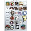 Card Of Assorted Material Studio Artist Buttons