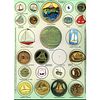 A Card Of Div 1 & 3 Assorted Material Sailboat Buttons