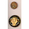 A Pair Of Assorted Material Egyptian Revival Buttons