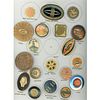 A Card Of Assorted Div 1 And 3 Cellulloid Buttons