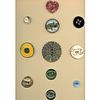 A Card Of Assorted Ceramic Buttons
