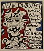 JEAN DUBUFFET (FRENCH, 1901-1985).