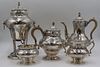 STERLING. 5 Pc. Tuttle Tea Service with Tray.