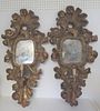 A Large Pair Of Antique Carved And Giltwood