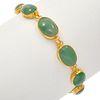 Jade, 18k Yellow Gold Bracelet