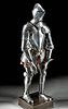 Late 16th C. North Italian Steel Field Armor Suit