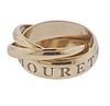 Cartier Or Amour Et Trinity 18K Gold Band Ring Size 51