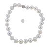 18K Gold Diamond South Sea Pearl Necklace 