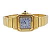 Cartier Santos 18k Gold Watch 