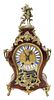 Louis XV Style Tortoiseshell Veneered Bracket Clock
