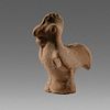 Ancient Roman, Byzantine Terracotta Rooster c.2nd Cent AD. 