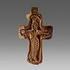 Antique Coptic Ethiopian Bone Cross c.19th cent AD. 