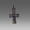 Ancient Byzantine Bronze Cross c.9th-10th cent AD. 