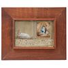 Ex-voto in Devotion to Our Lady of Light, Mexico, 19th century, Oil on zinc sheet