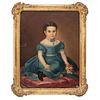 Portrait of Infant, Mexico, 19th century, Oil on canvas, References on back