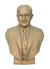 Bryant Percy Baker (American, 1881 - 1971), bust of Lee M. Hurd, bronze, signed right side "Bryant Barker Sculptor 1926" inscribed v...