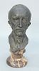 Bronze Bust of E.L. Trudeau on marble pedestal base, signed "FRY".
height 18 1/2 inches.
Provenance: The New York Academy of Medicine.
